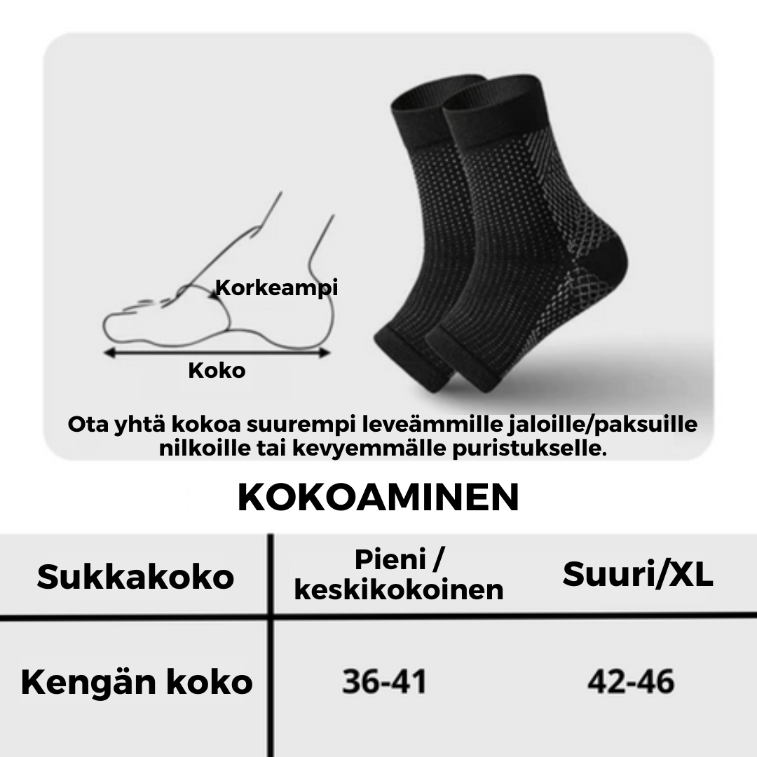 NeuroSocks™ | Parempaan liikkuvuuteen ja kivuttomampaan elämään